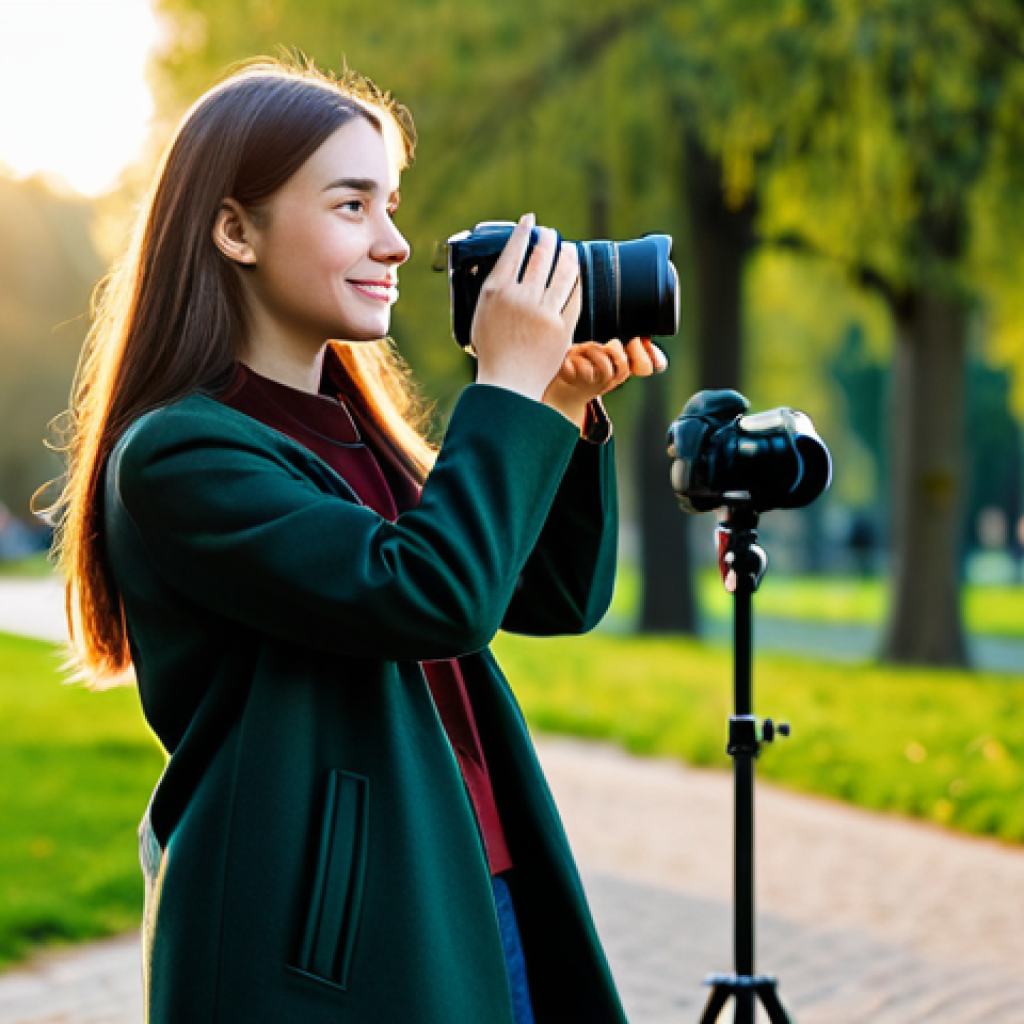 **

"A professional photographer, fully clothed in modest attire, taking a portrait of a young woman in a park. The woman is wearing a casual, fully clothed outfit. Golden hour lighting, soft focus, natural pose, safe for work, appropriate content, professional photography, perfect anatomy, well-formed hands, family-friendly."

**