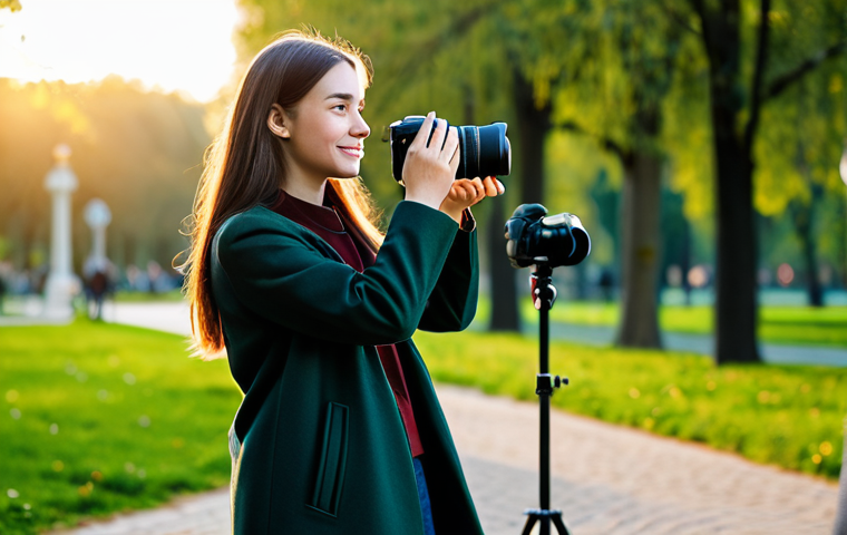 **

"A professional photographer, fully clothed in modest attire, taking a portrait of a young woman in a park. The woman is wearing a casual, fully clothed outfit. Golden hour lighting, soft focus, natural pose, safe for work, appropriate content, professional photography, perfect anatomy, well-formed hands, family-friendly."

**